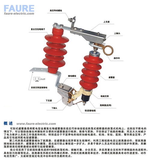 可卸式避雷器 跌落式 標(biāo)準(zhǔn)型號選型